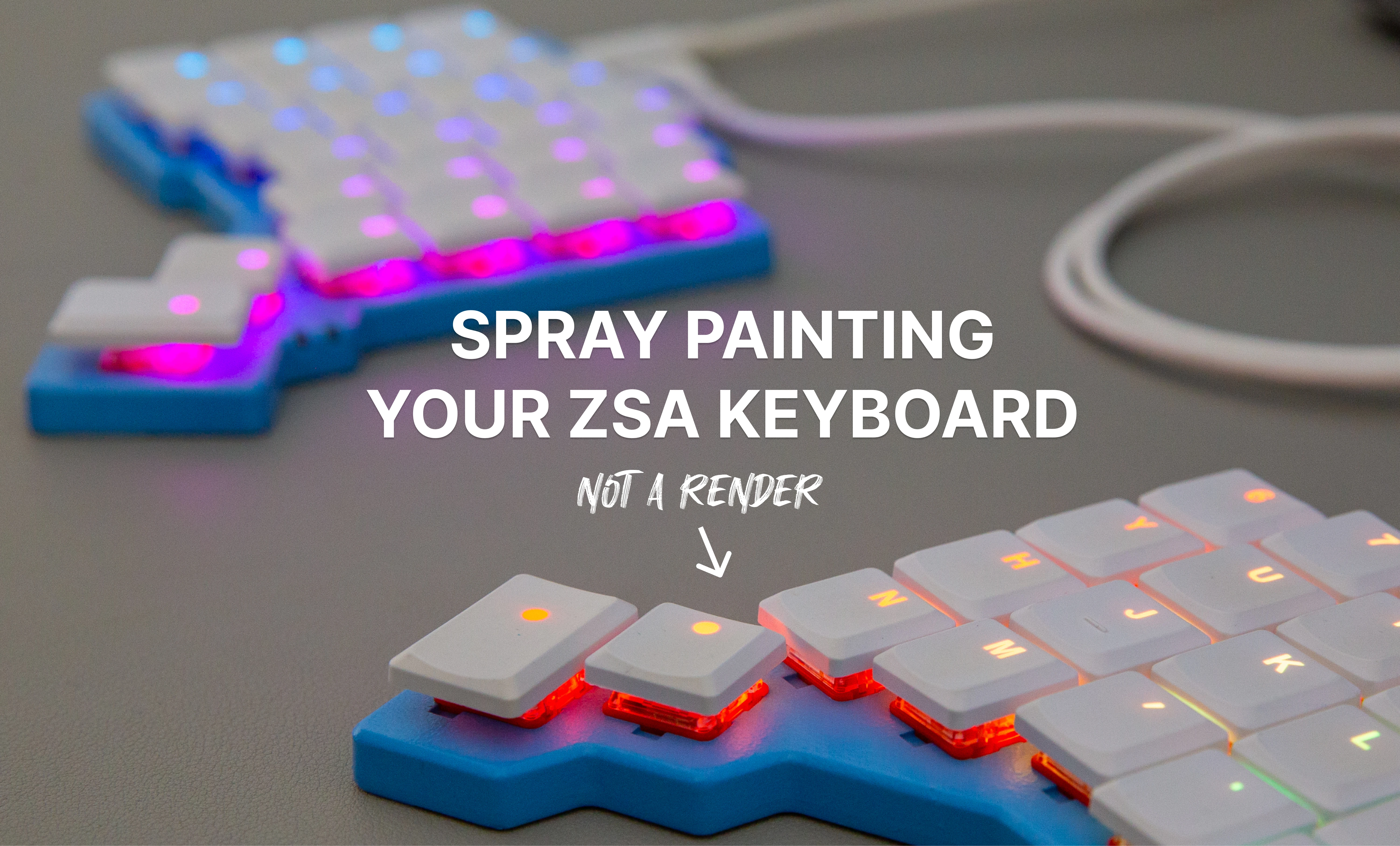How to Spray Paint Your Keyboard
