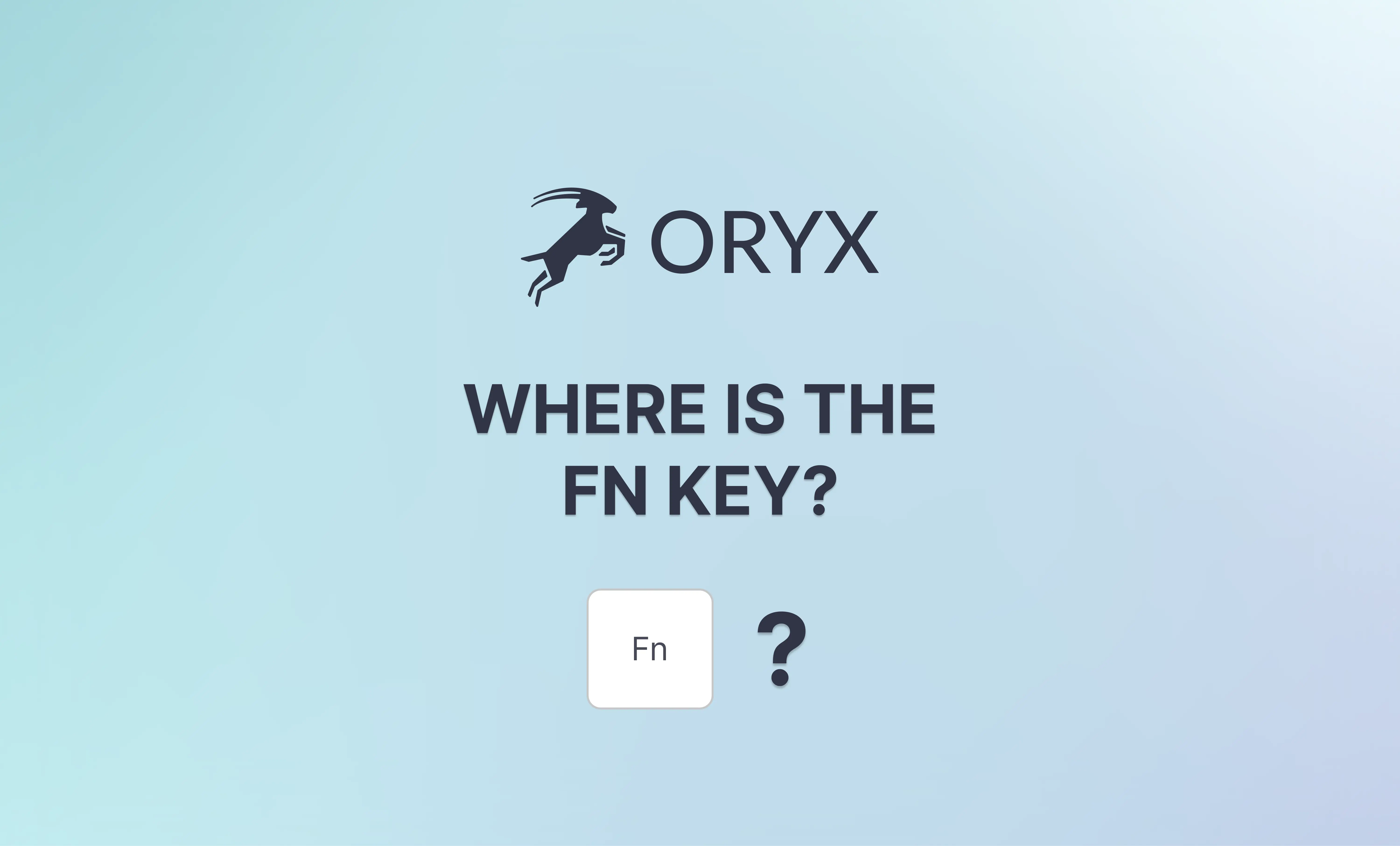 Where is the Fn key?