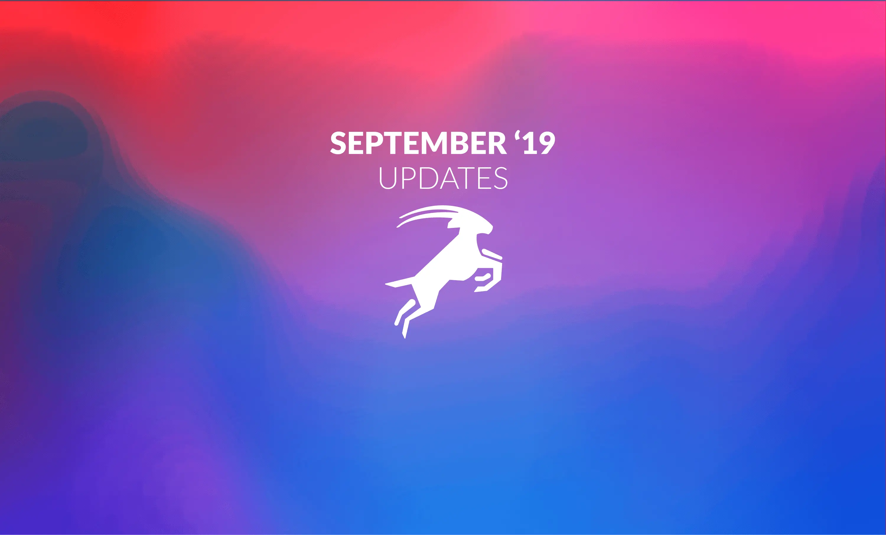 What's New in Oryx, September 2019 Edition