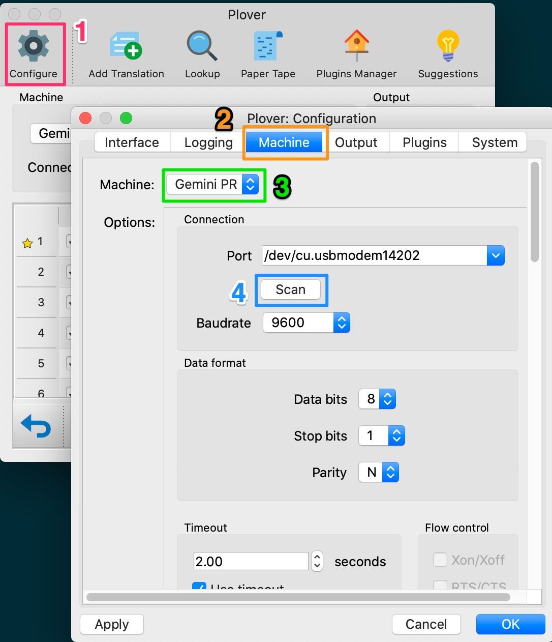 img GeminiPR config Mac