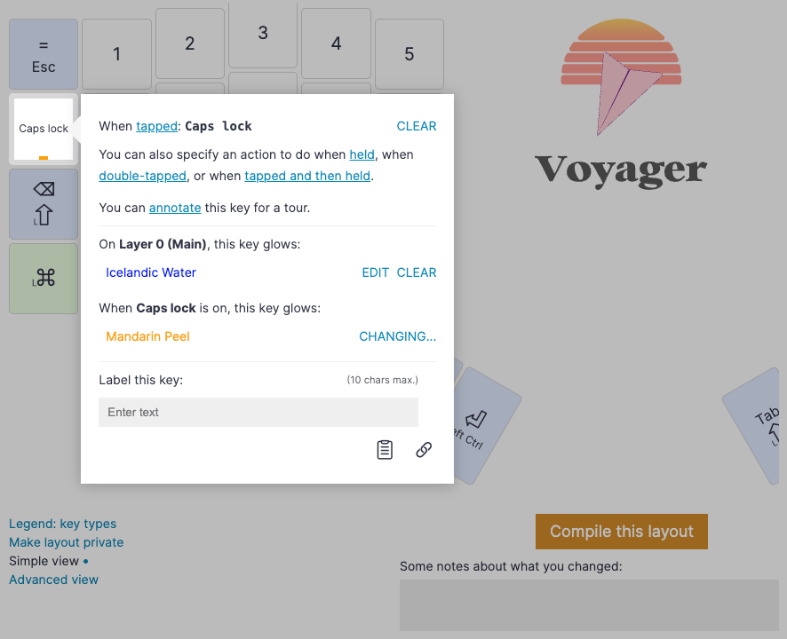 Lock indicator colors in Oryx
