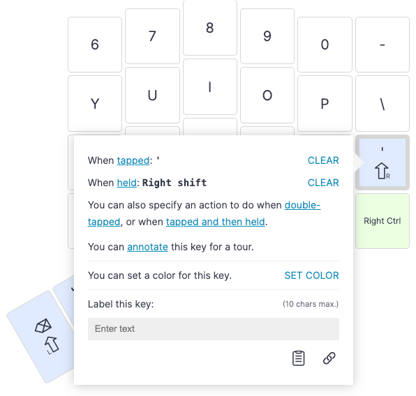 An example mod tap key