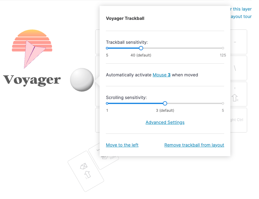 Setting the Navigator sensitivity