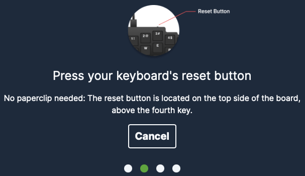 Press Reset Button