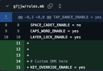 Rules Changes