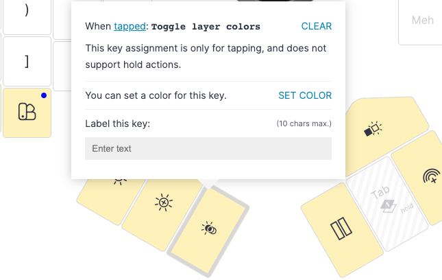 Layer Color Toggle Key
