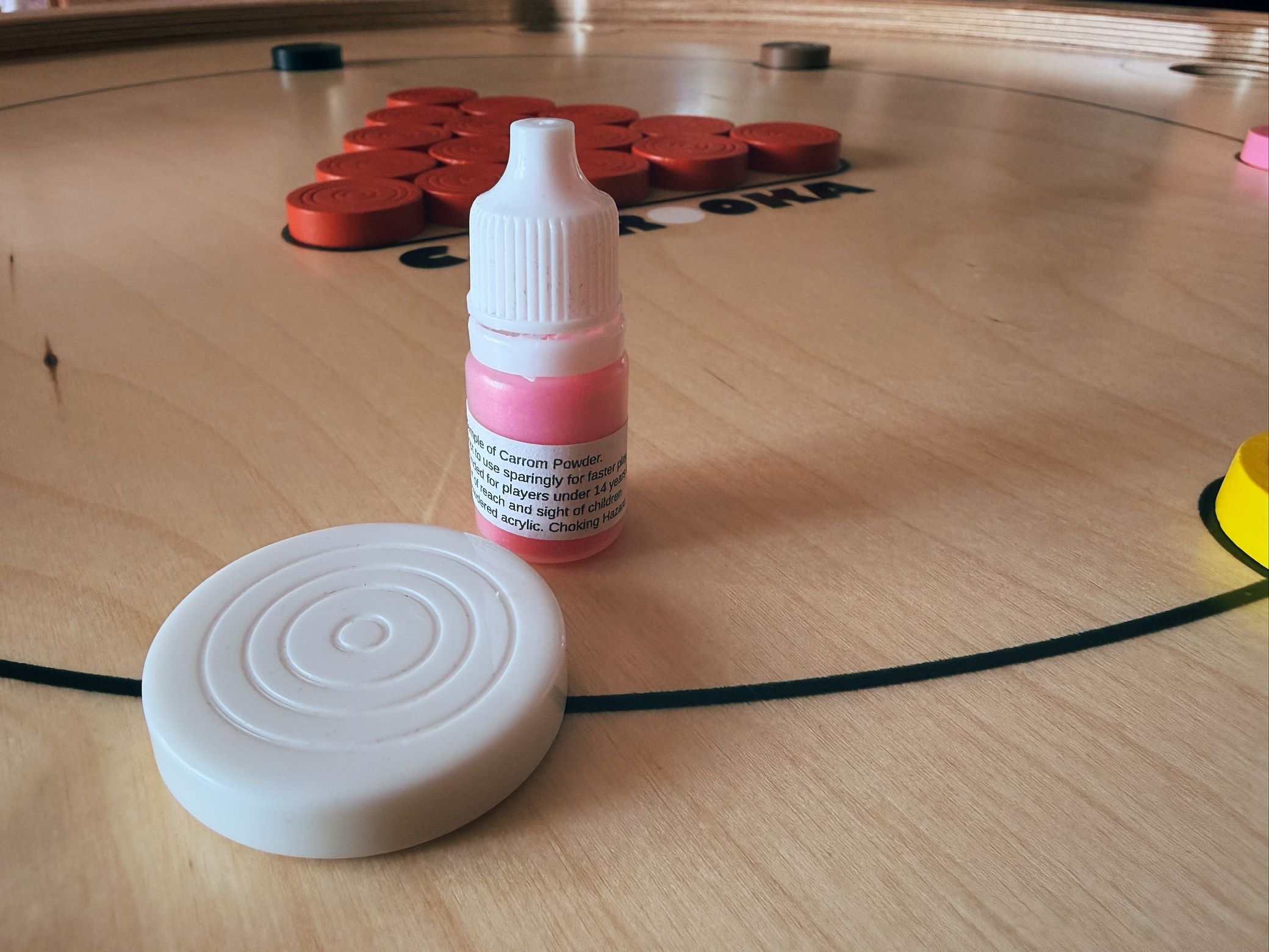 Carrom powder, aka chaos powder Carrom powder