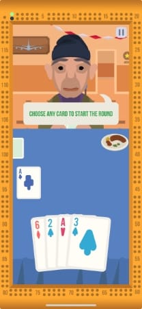 Screenshot of Cribbage with Grandpas