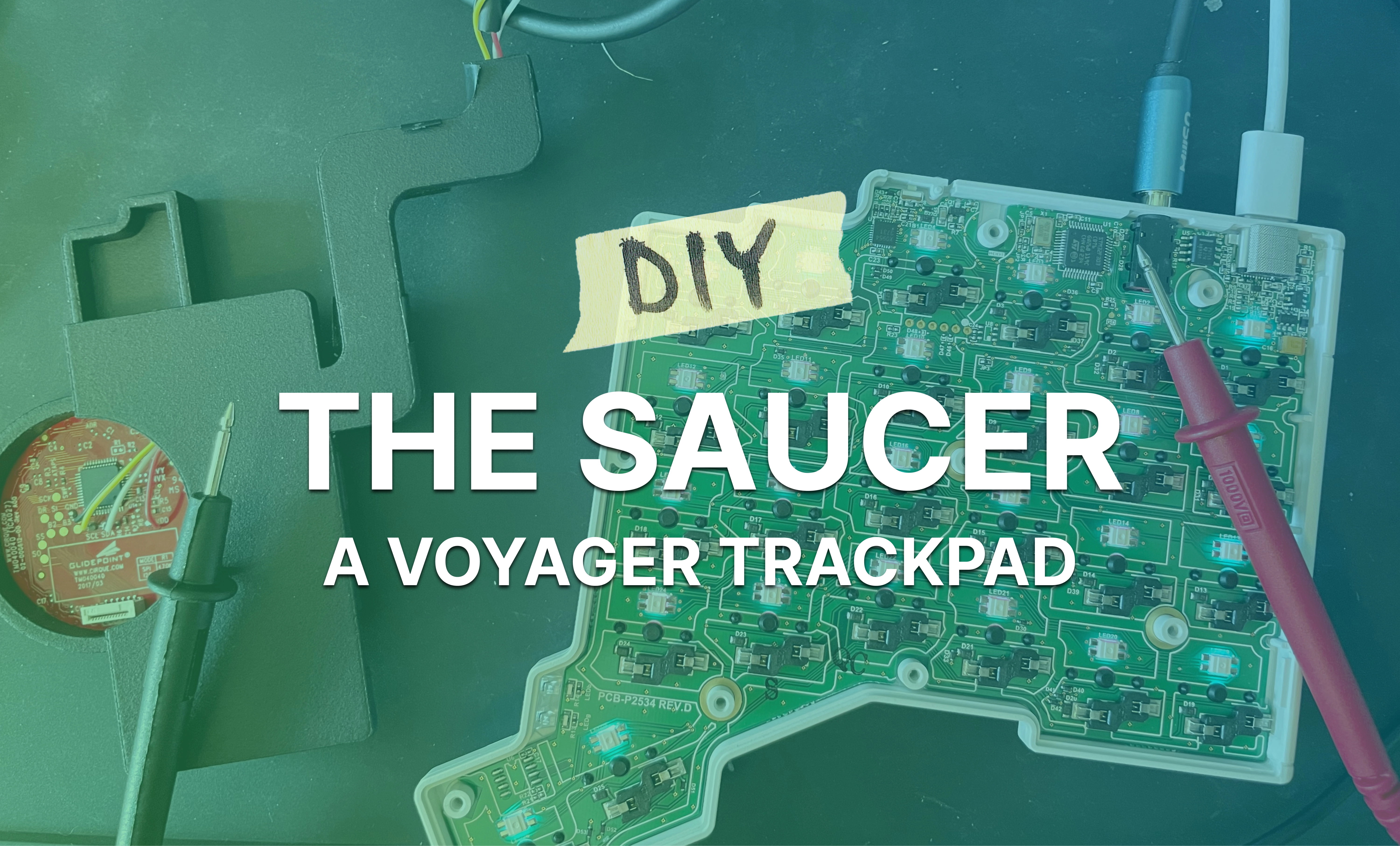 The Saucer - A DIY trackpad attachment for the Voyager