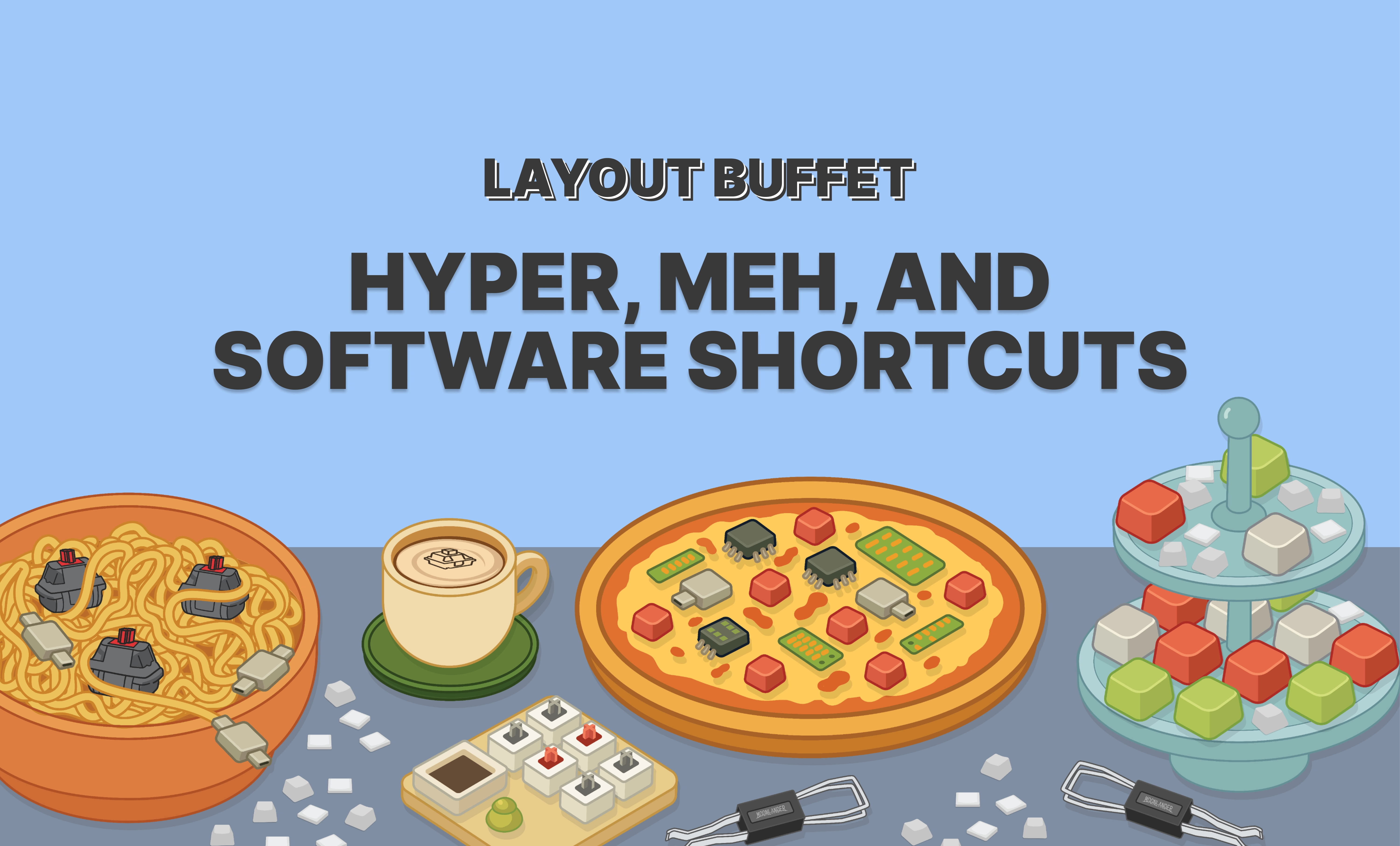 Layout Buffet - Hyper, Meh, and Software Shortcuts