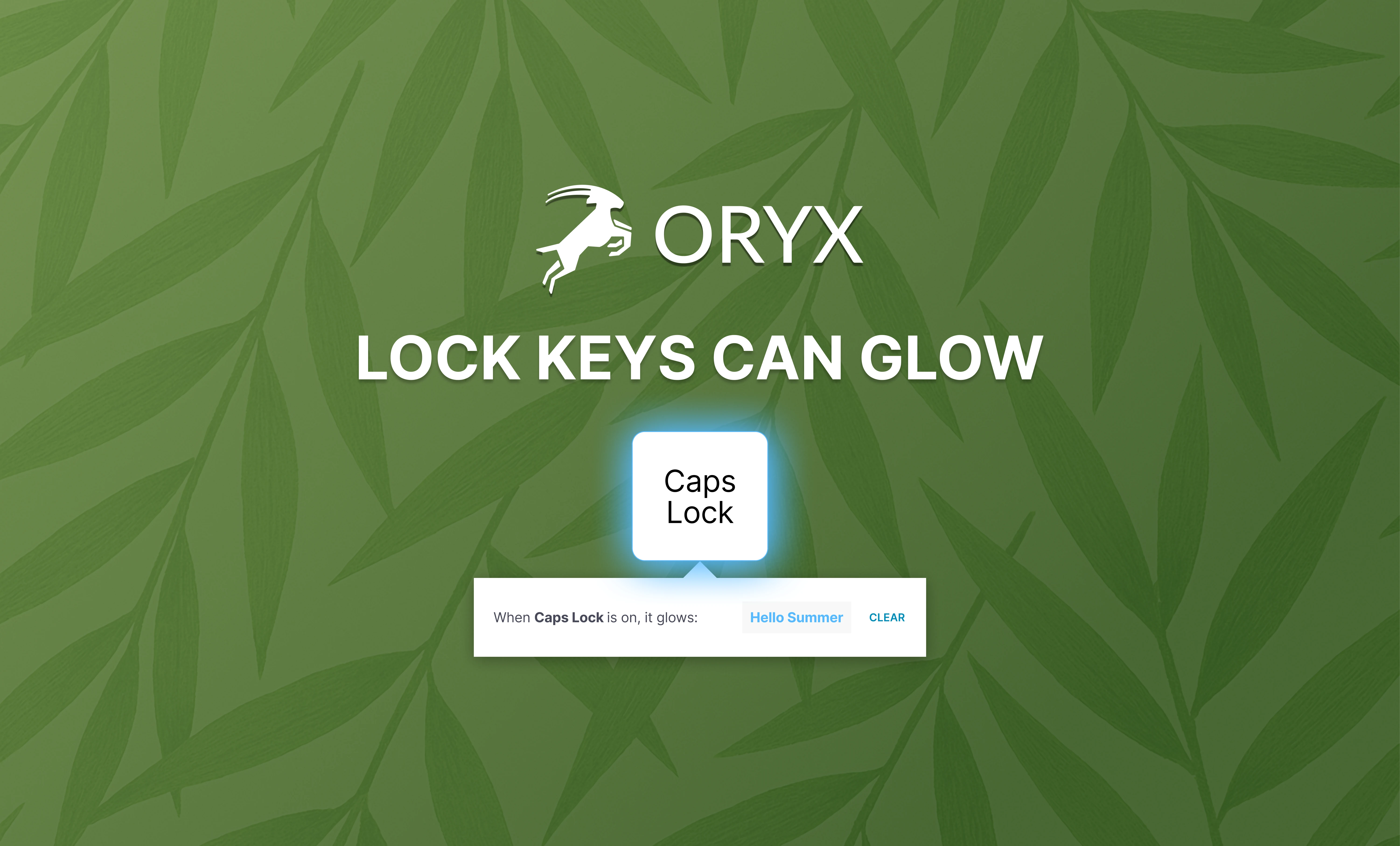 Lock Indicator Backlighting