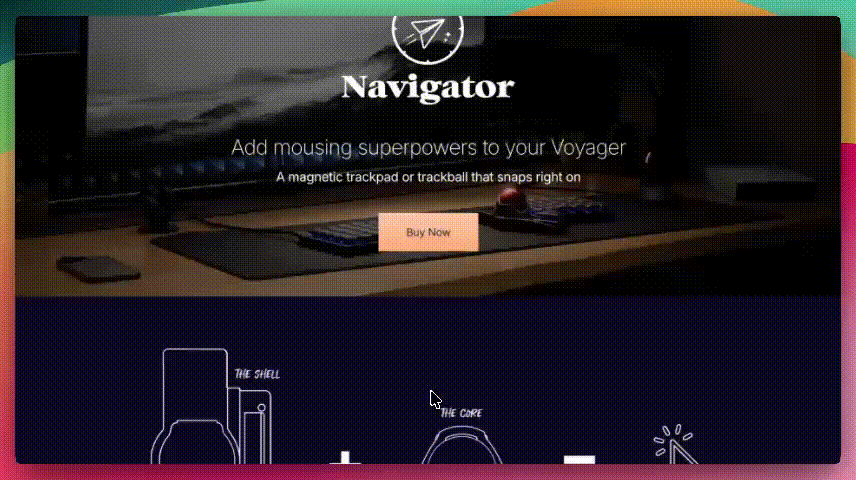 Dragging with the Navigator