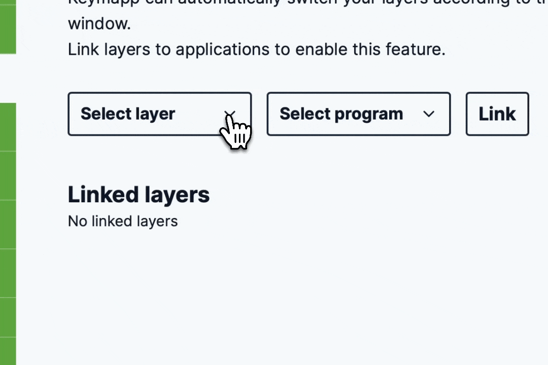 Assigning a layer