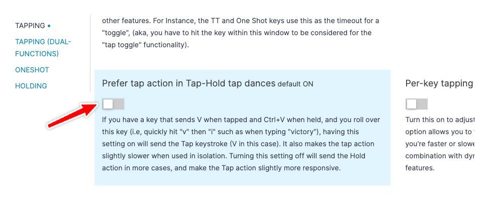 Prefer tap action in Tap-Hold tap dances off