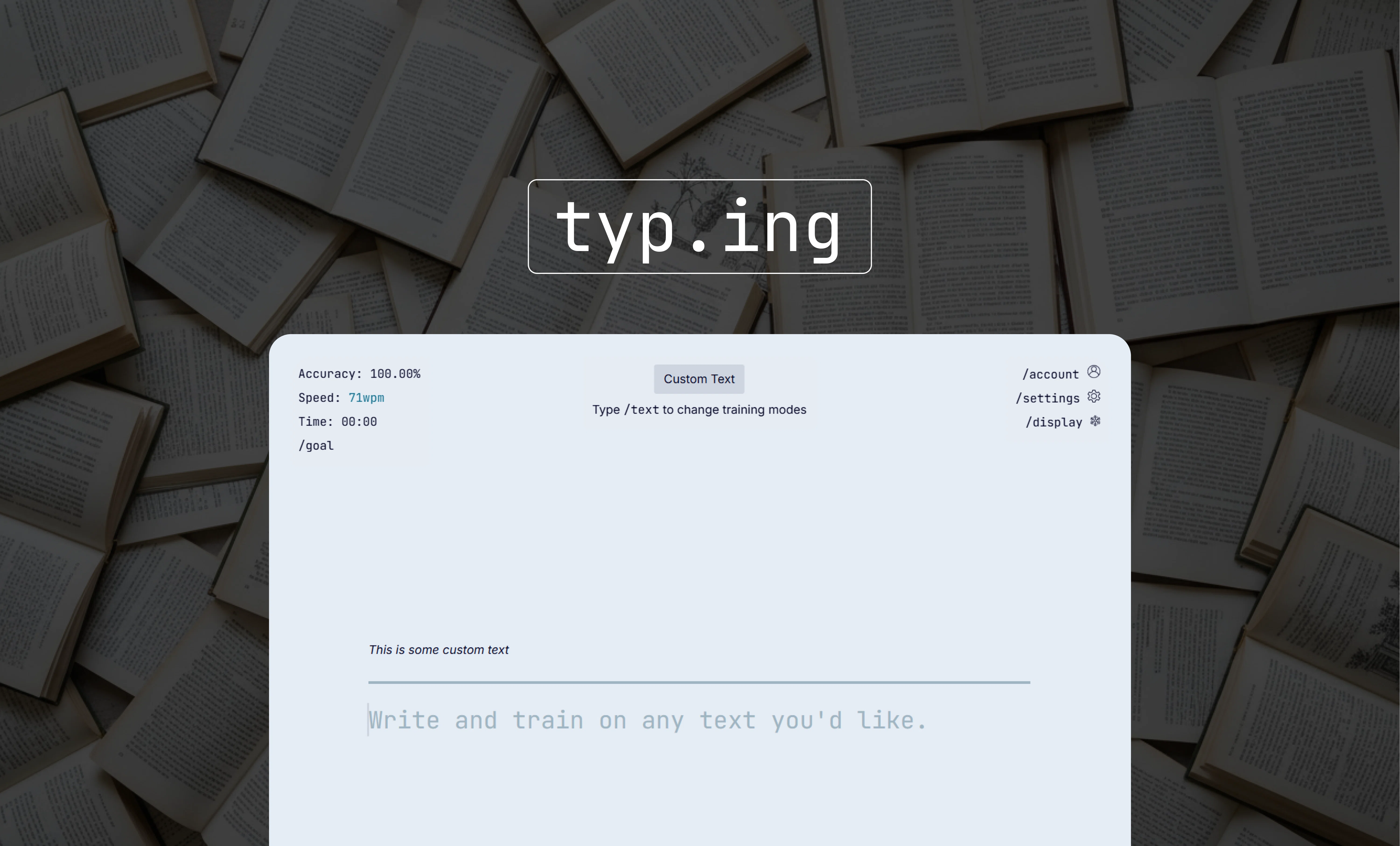 Save Custom Text in Typ.ing